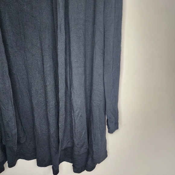 Magaschoni Black Casual Long Sleeve Open Women XS Breathable Thin Cardigan - Picture 2 of 6